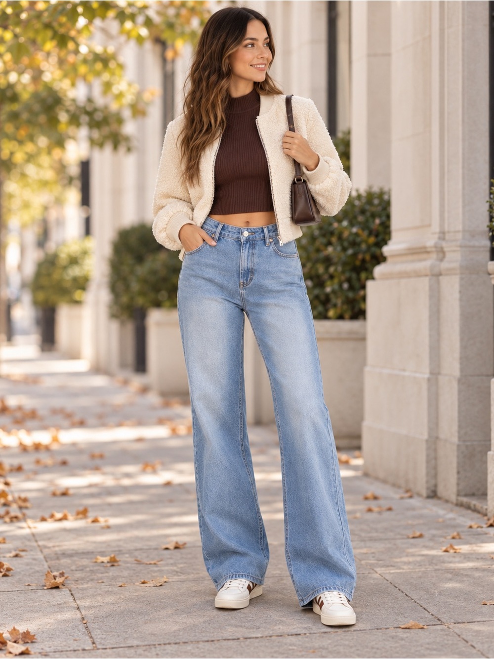 PrettyLittleThingβ Denim Flare Jeans